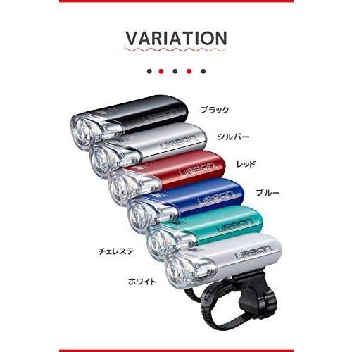 ★シルバー_本体★ キャットアイ(CAT EYE) 自転車用LEDライト ヘッドライト URBAN アーバン 前照灯 JIS規格 800カンデラ HL-EL145_画像2