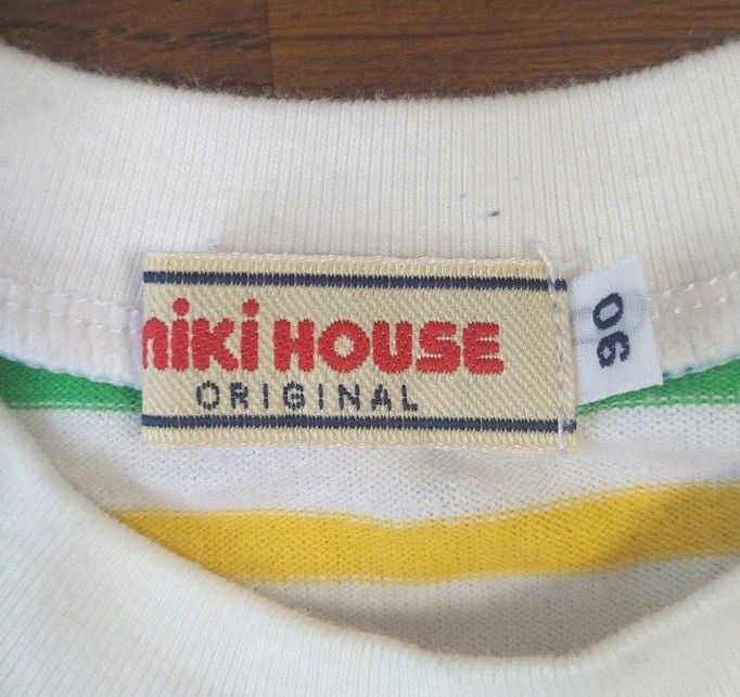 長袖Tシャツ　長袖　Tシャツ　ロンT　 ミキハウス　 MIKIHOUSE　 ボーダー　90　子供服　キッズ