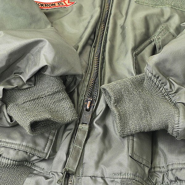 U.S.ARMY 米軍 CWU 45/P フライト ジャケット ワッペン 80s ISRATEX INC flyer's jacket L ミリタリー｜24d0453の画像7