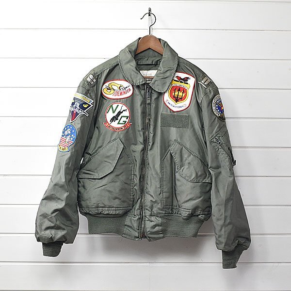 U.S.ARMY 米軍 CWU 45/P フライト ジャケット ワッペン 80s ISRATEX INC flyer's jacket L ミリタリー｜24d0453の画像1