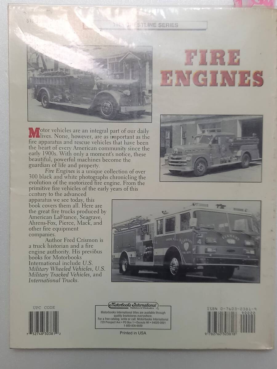 当時物 USA 消防車 本 車 歴史 希少 Fire Engines (Crestline Series) Paperback January 1, 1997