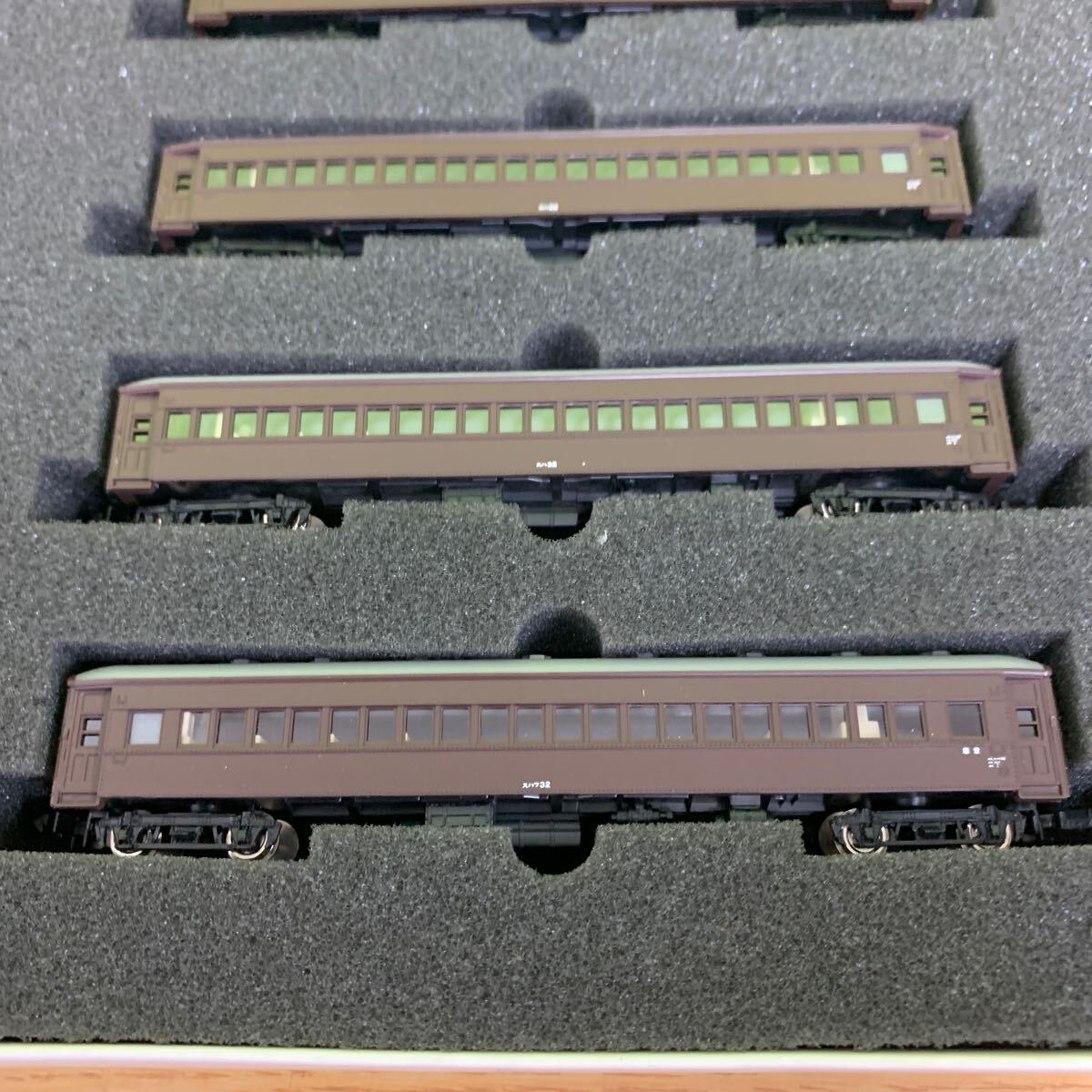 1円〜 MODEMO モデモ 鉄道 鉄道模型 国鉄 20m級 旧型客車 急行列車 基本車両セット Nゲージ  K3008の画像4