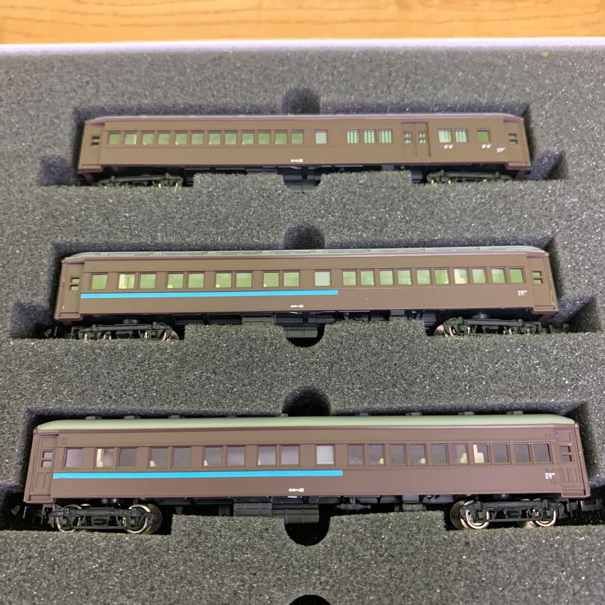 1円〜 MODEMO モデモ 鉄道 鉄道模型 国鉄 20m級 旧型客車 急行列車 基本車両セット Nゲージ  K3008の画像3