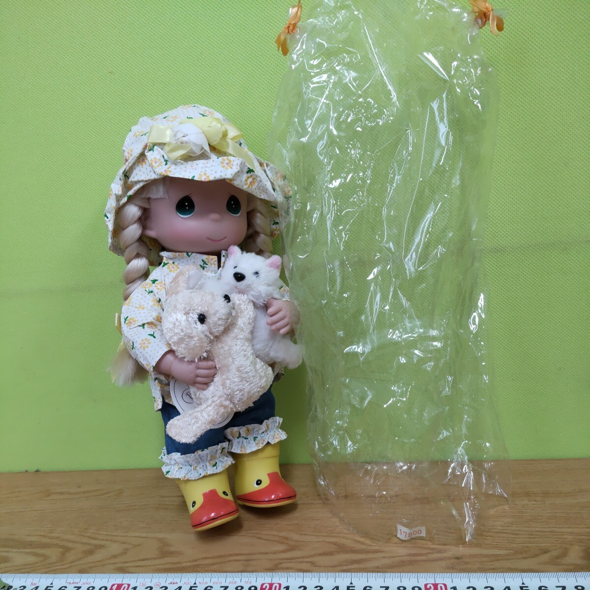 1円スタート おもちゃ 人形 The Doll Maker Precious Moments リンダ・リック雨の猫と犬 放出品 A-67の画像6