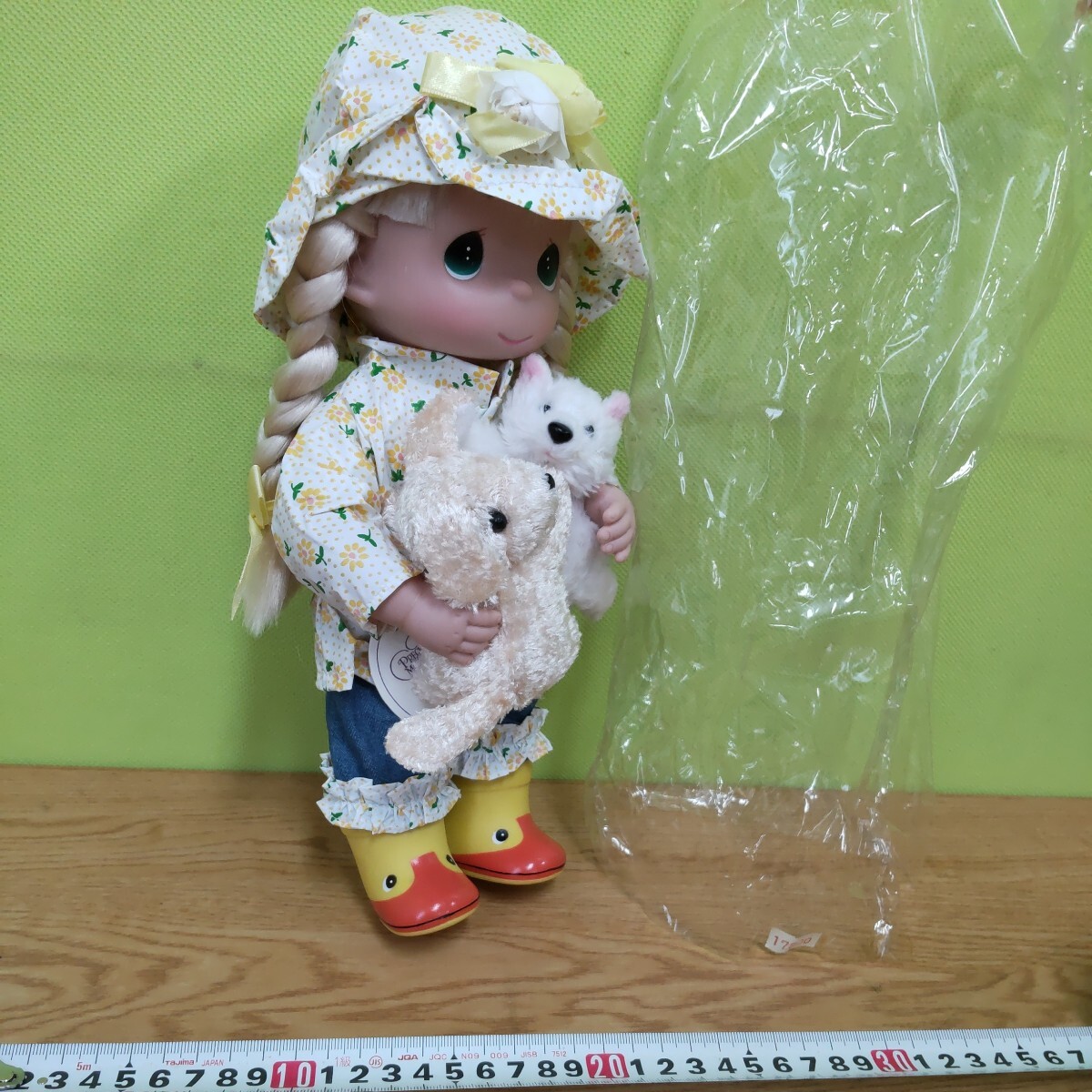 1円スタート おもちゃ 人形 The Doll Maker Precious Moments リンダ・リック雨の猫と犬 放出品 A-67の画像5