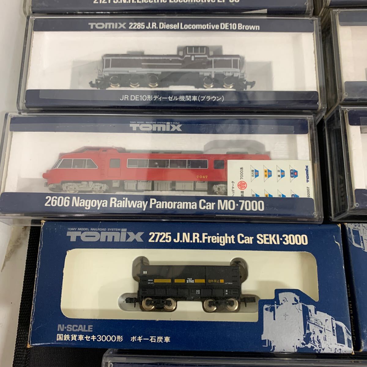 1円〜 鉄道 鉄道模型 TOMIX トミックス JR 国鉄 客車 ディーゼル機関車 名鉄パノラマカー Nゲージ 大量 セット K3052の画像5