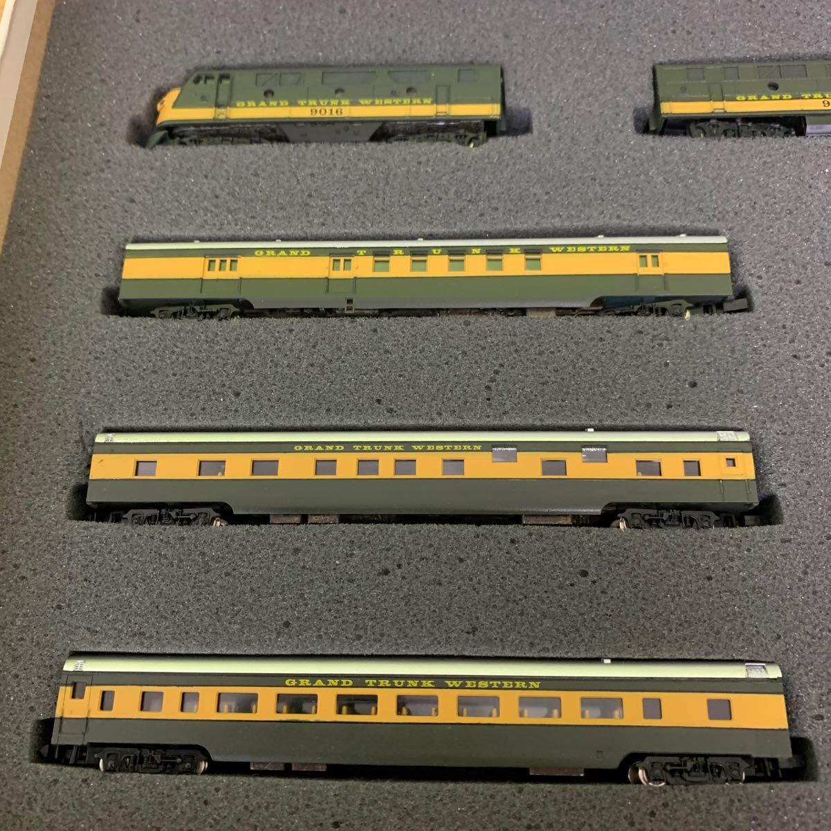 1円〜 鉄道 鉄道模型 GRAND TRUNK WESTERN 外国車輌 Nゲージ セット K3056の画像2