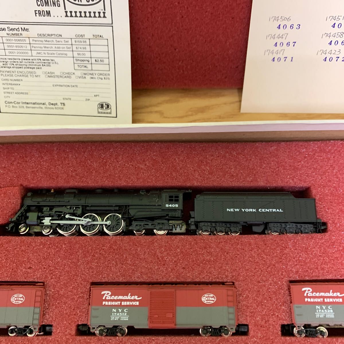1円〜 鉄道 鉄道模型 CON-COR コンコー 外国車輌 貨車 Nゲージ セット K3060の画像2