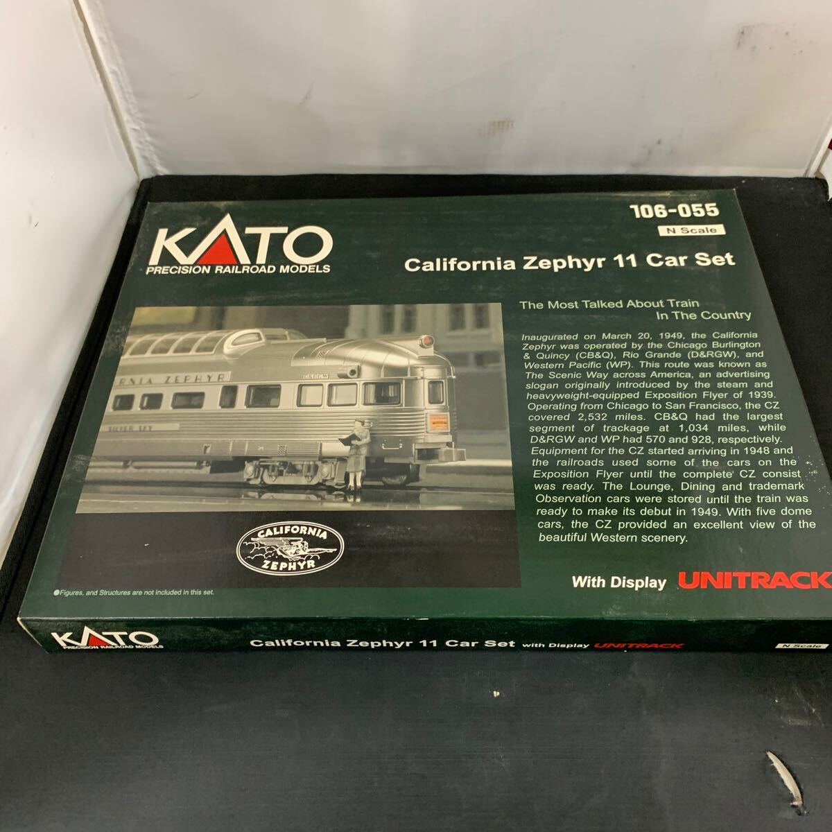 1円〜 鉄道 鉄道模型 KATO カトー 106-055 California Zephyr カリフォルニアゼファー 11両セット Nゲージ 外国車輌 K3082の画像1