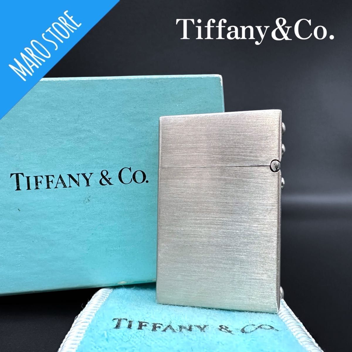 【希少/美品】TIFFANY & CO. ティファニー オイルライター ライター starring silver スターリング シルバーの画像1