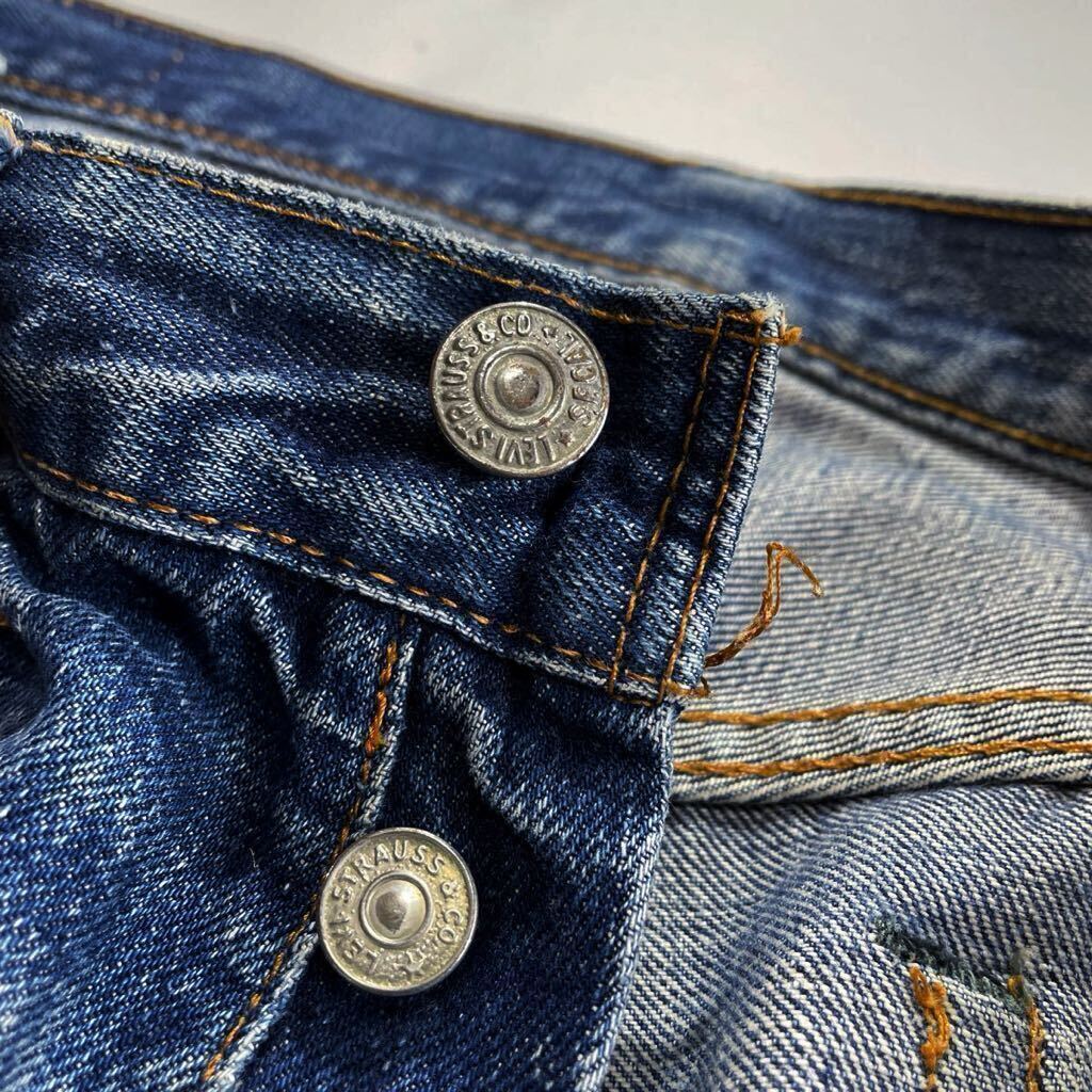 ビッグE♪ゴールデンサイズ 60s USA製 LEVIS 501 オリジナル ビンテージ リーバイス 501 BigE 綿糸 タイプ物 ヒゲの画像10