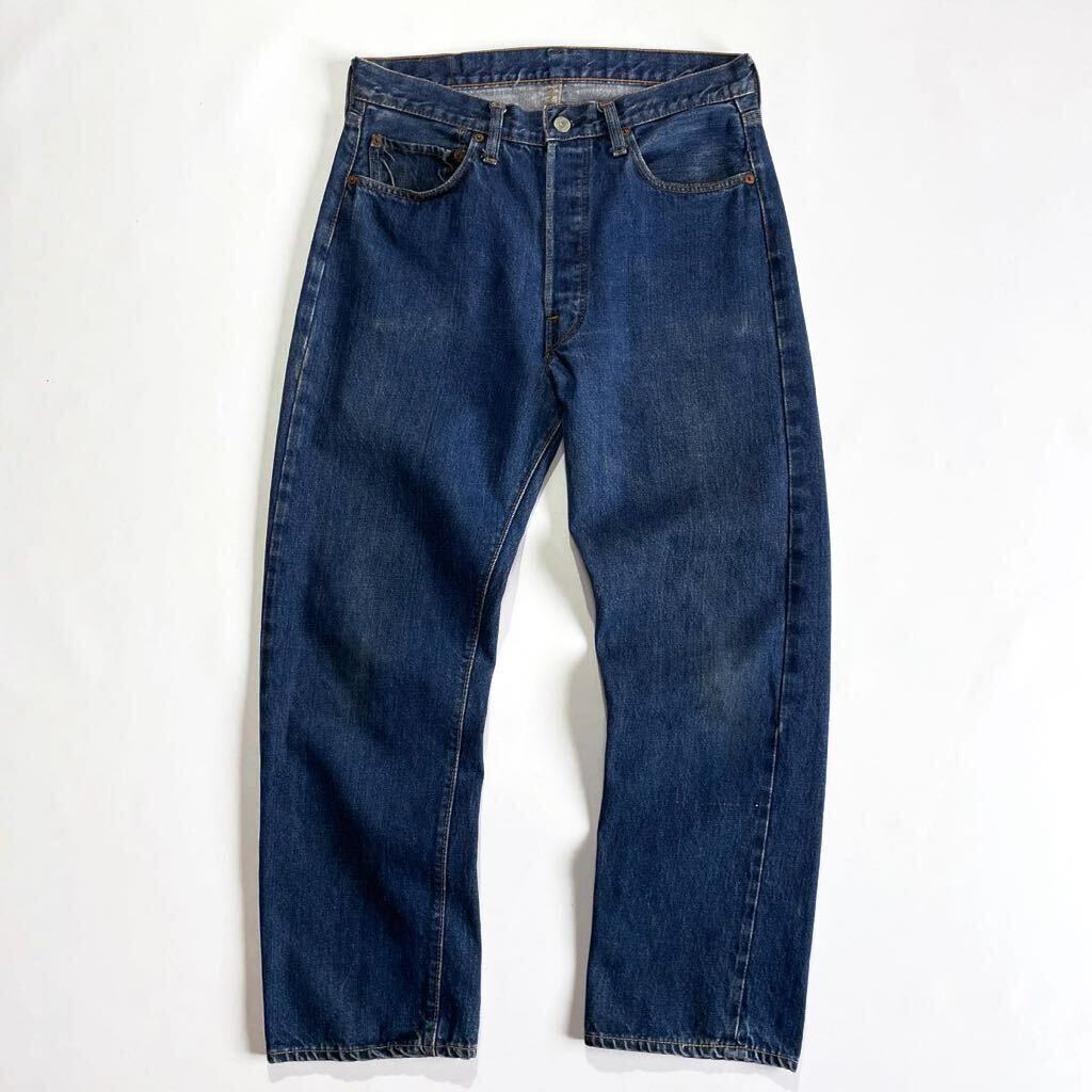 濃紺♪66前期 70s USA製 Levis 501 W34L30 オリジナル ビンテージ ゴールデンサイズ リーバイス 501 66前期 の画像1