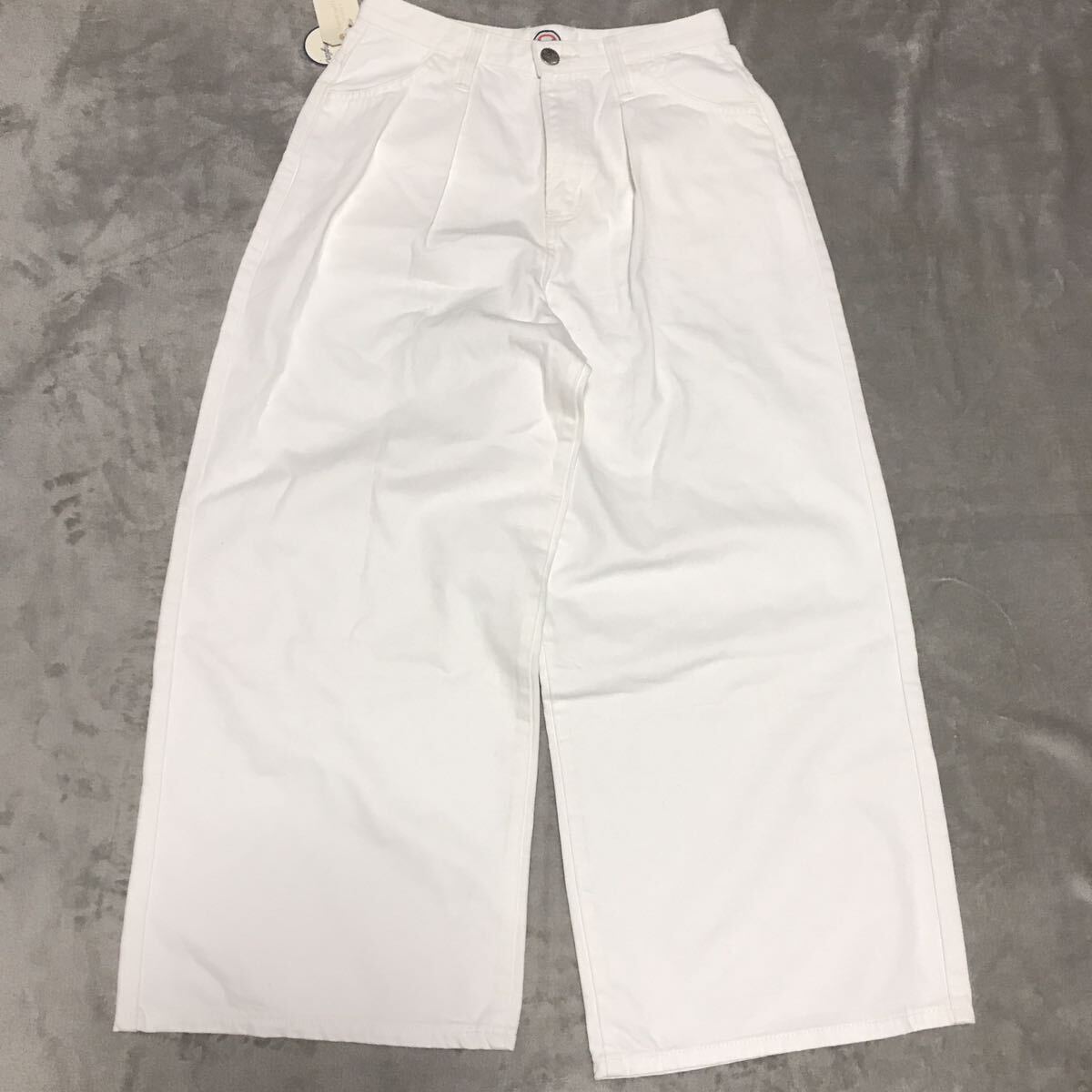 Wrangler Wrangler Denim джинсы широкий брюки белый женский M размер талия 70cm унисекс новый товар не использовался с биркой 
