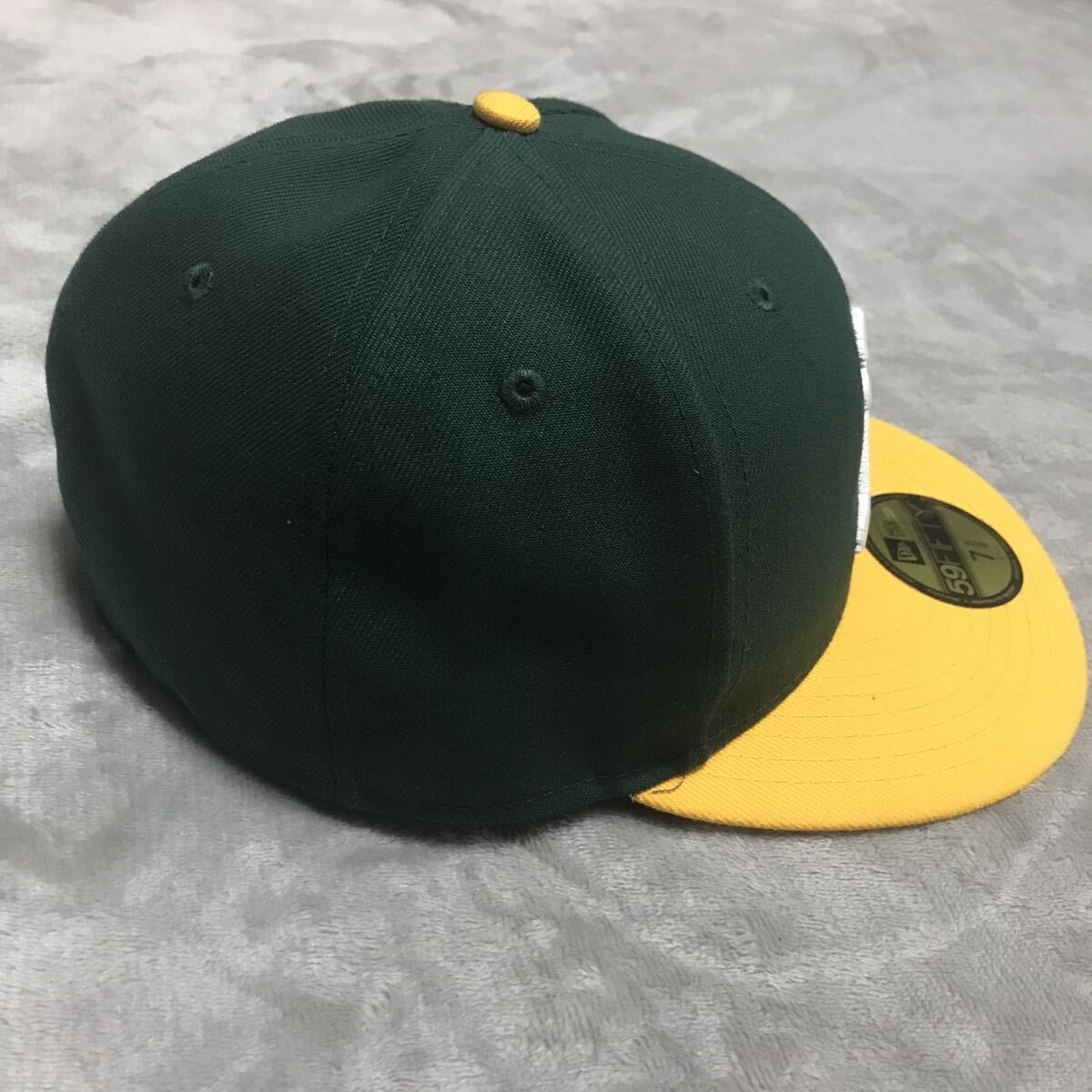 59FIFTY NEW ERA ニューエラ キャップ 帽子 MLB オークランド・アスレチックス 7 5/8 60.6cm_画像4