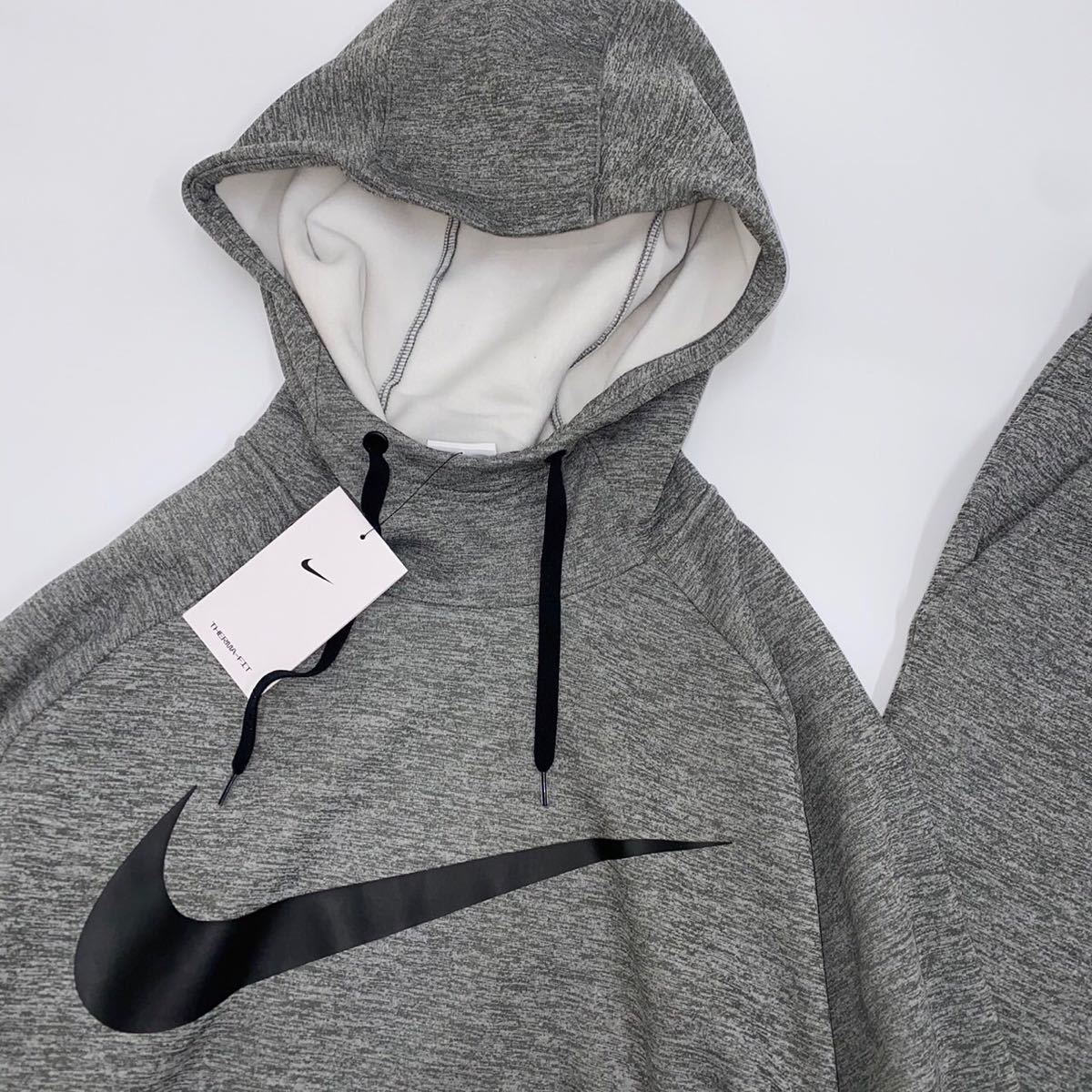 NIKE ナイキ サーマ フルジップ フーディ セットアップ CU6240-063 932254-063 灰 XL_画像2