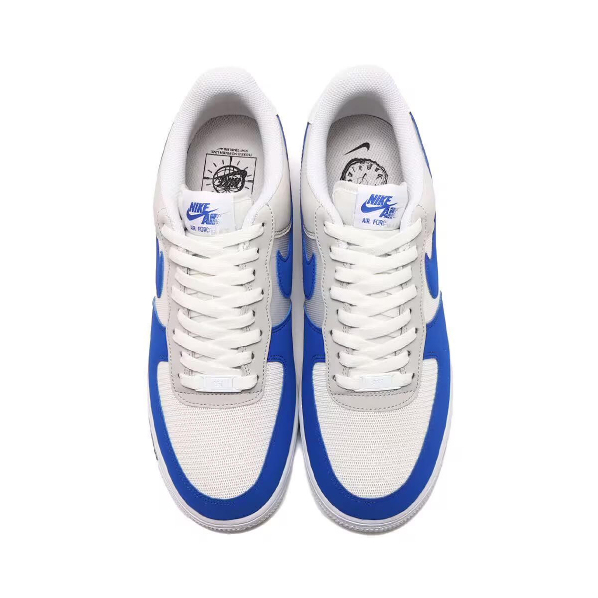 NIKE ナイキ AIR FORCE 1 ‘07 LV8 FJ5471-121 白青 28cm_画像3