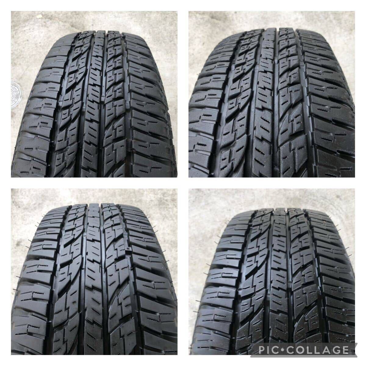 新潟発　21年製　ヨコハマ　YOKOHAMA GEOLANDAAR 225/80R15 15×6J 6穴　　　pcd139.7 180サイズ×4本　着払い_画像9