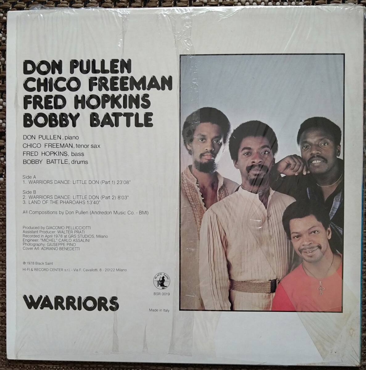 伊オリジナル盤【Don Pullen】Warriors (Black Saint BSR 0019) 　Chico Freeman参加_画像2