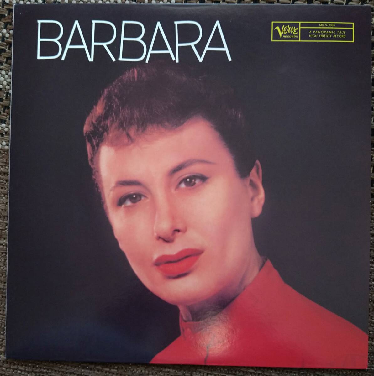 日本盤【Barbara Carroll】BＡRBARA (Verve MG V-2095)_画像1