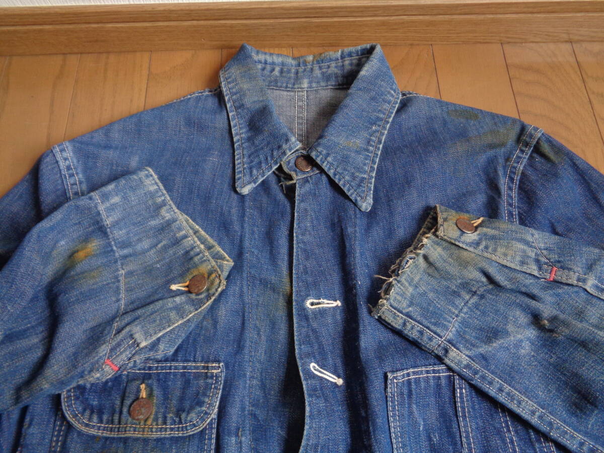 Yahoo!オークション - 40s 50s ビンテージ カバーオール DRUM Yahoo!オークション - 40s 50s ビンテージ カバーオール DRUM