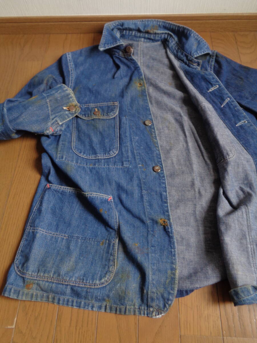 Yahoo!オークション - 40s 50s ビンテージ カバーオール DRUM Yahoo!オークション - 40s 50s ビンテージ カバーオール DRUM