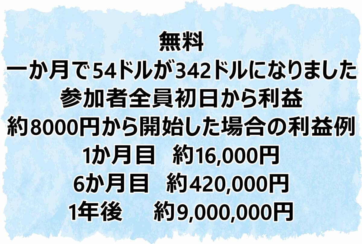 ■月利約50％運用投資案件 4週間6.3倍の実績 負け無 世界で実績有 合法仮想通貨 暗号資産NISA iDeCo在宅副業SOHO MLMFX株主婦バイナリー 送_画像1