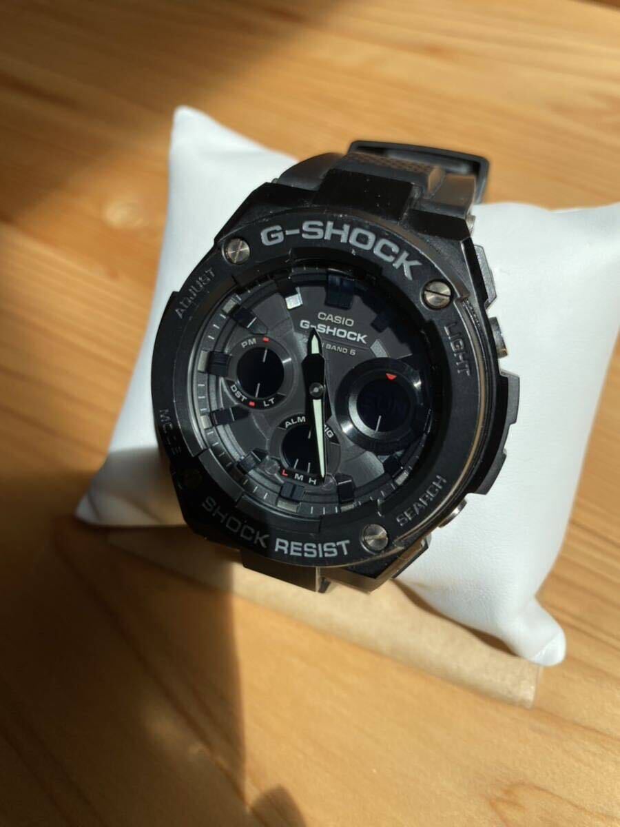 Gショック Gスチール G-SHOCK G-STEEL 電波ソーラー 腕時計 メンズ 黒 ブラック GST-W100G-1BJFの画像7