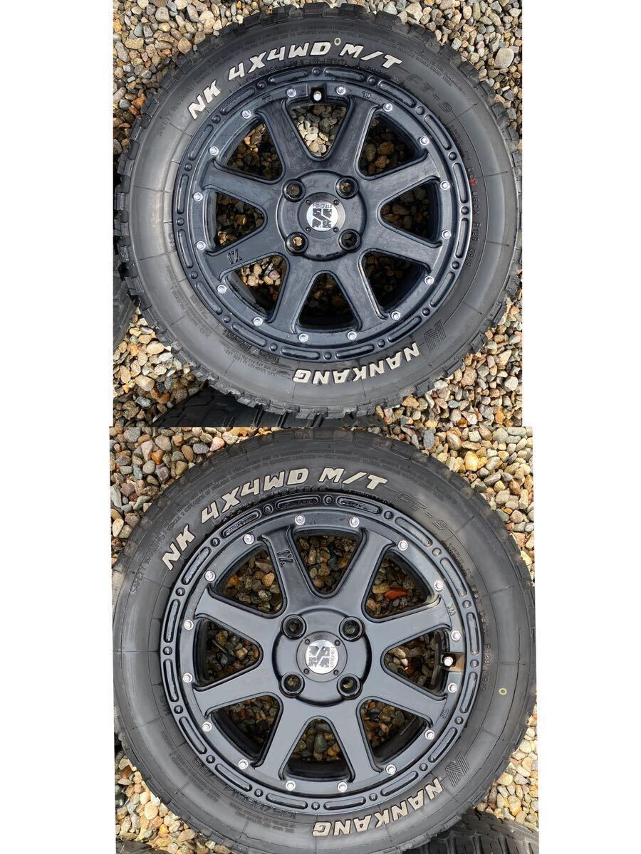 MLJエクストリーム XTREME-J 14インチ 4.5J INSET43 4穴 P.C.D100 フラットブラック＋165/65R14 79S ナンカンFT9 ホワイトレター4本の画像3