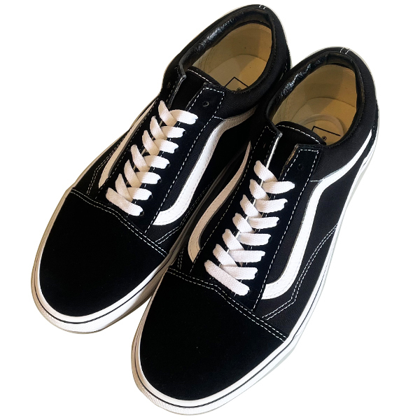 格安 VANS バンズ OLD SKOOLオールドスクールBLK/WHITEブラック 27.5cm 新品未使用の画像2