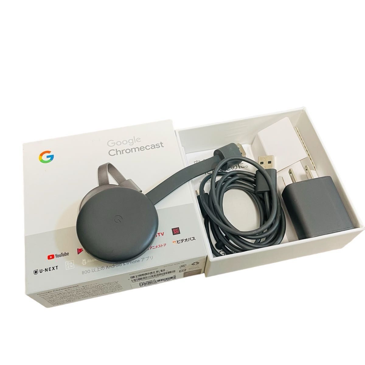 GA00439JP Chromecast 第3世代クロームキャスト Google  グーグル  メディアストリーミングデバイス