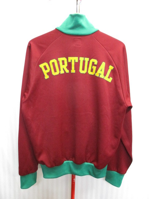 アディダス 70sヴィンテージ復刻 サッカーポルトガル代表 ジャージトップ メンズO XL LL トラックジャケット ユニフォーム 03294の画像2