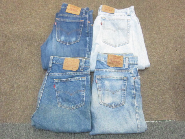 USA製　リーバイス　90sヴィンテージ　ジーンズ　4本セット　古着卸　すべてアメリカ製　デニムパンツ　Gパン　LEVIS 610 560 515　03309_画像1