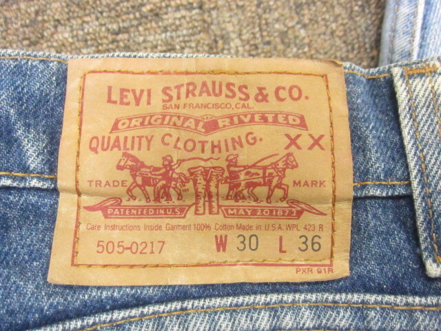 USA製　リーバイス505　90sヴィンテージ　ジーンズ　5本セット　古着卸　すべてアメリカ製　デニムパンツ　Gパン　LEVIS 501 505　03309_画像2