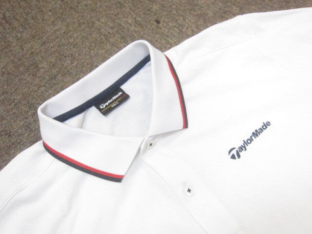  TaylorMade polo-shirt 3 pieces set men's L white red yellow speed . sport shirt golf wear Golf shirt short sleeves shirt short sleeves wear 04200