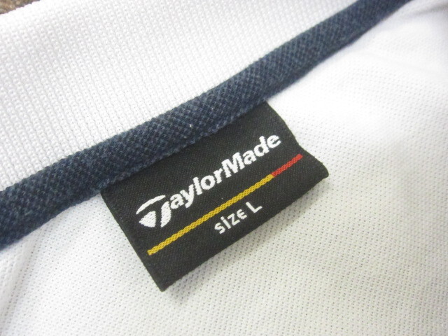  TaylorMade polo-shirt 3 pieces set men's L white red yellow speed . sport shirt golf wear Golf shirt short sleeves shirt short sleeves wear 04200