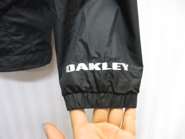 OAKLEY　オークリー　ナイロンウエア　メンズM　半袖可能　ウインドブレーカー　レインジャケット　ゴルフウエア　ゴルフシャツ　04254_画像5