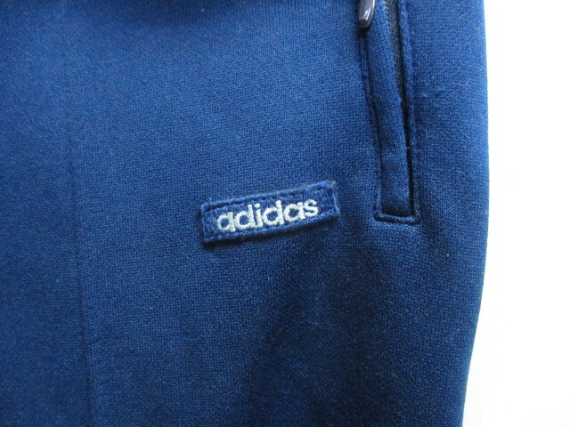  Adidas 80s Vintage jersey pants men's M navy blue blue truck pants training pants men's pants men's trousers 04252