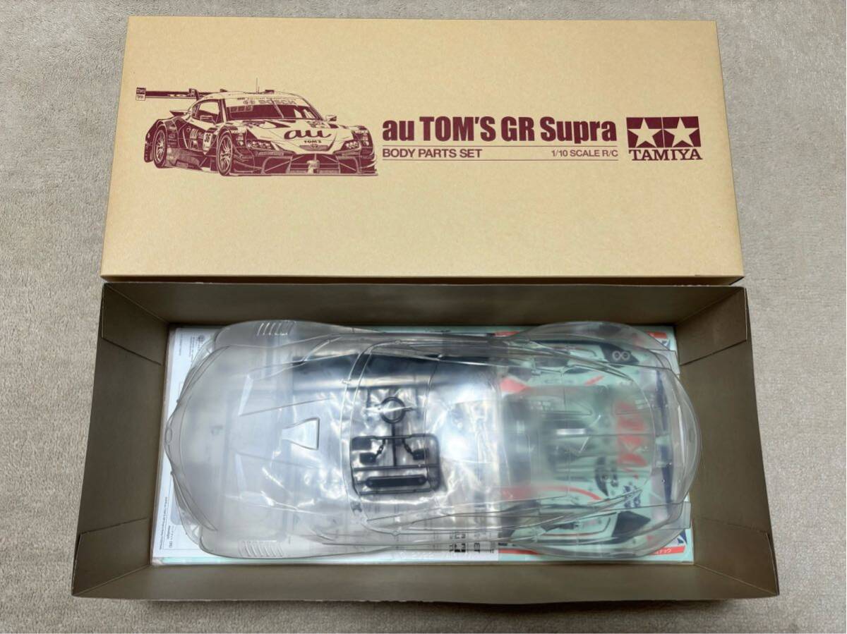 【未使用品】タミヤ 1/10RC au TOM'S GR Supra スペアボディセット（Item No:51678）SP-1678_画像2