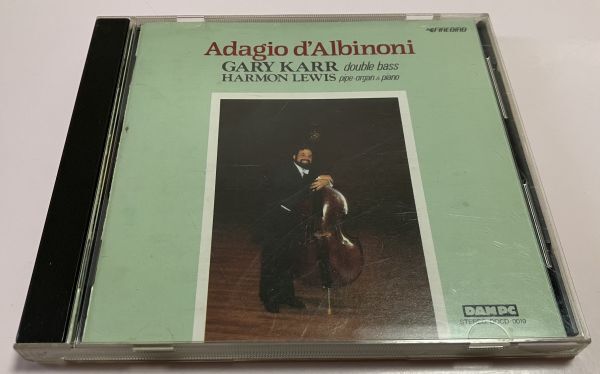 KING 非売品 ゴールド CD ゲリー・カー Gary Karr アルビノーニのアダージョ ハーモン・ルイス 自主制作 会員限定配布 GOLD キングレコードの画像1