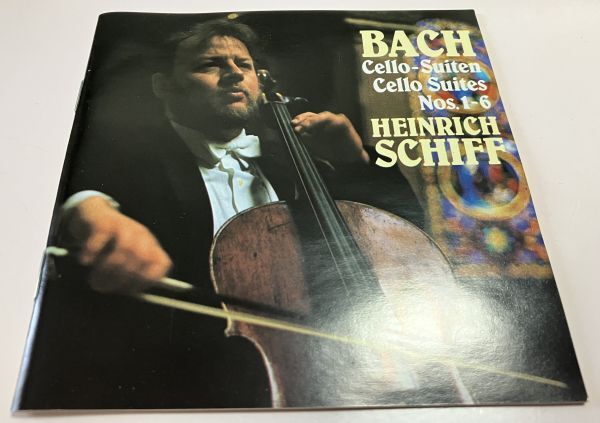 EMI 初期 西独盤 2CD ハインリヒ・シフ Heinrich Schiff バッハ : 無伴奏チェロ組曲 全集 J.S.Bach シフ 希少盤 W.Germany SONOPRESS_画像7