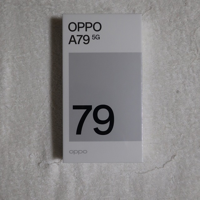 OPPO オッポ A79 5G ミステリーブラック 4GB 128GB シュリンク付き 新品未開封_画像1