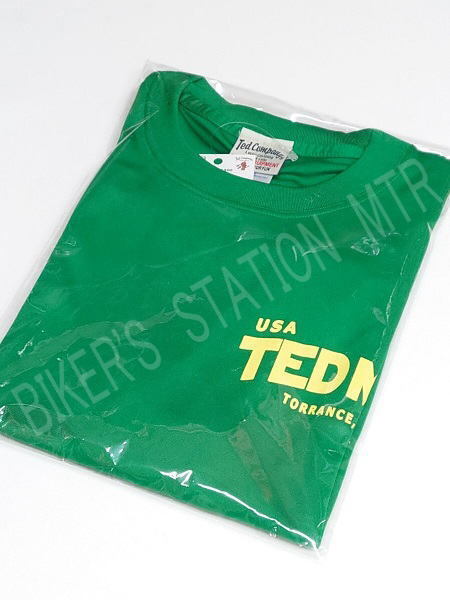 TEDMAN テッドマン Tシャツ ドライTシャツ TDRY-1800 バイクTシャツ シルキードライTシャツ エフ商会 グリーン XLサイズ_画像5