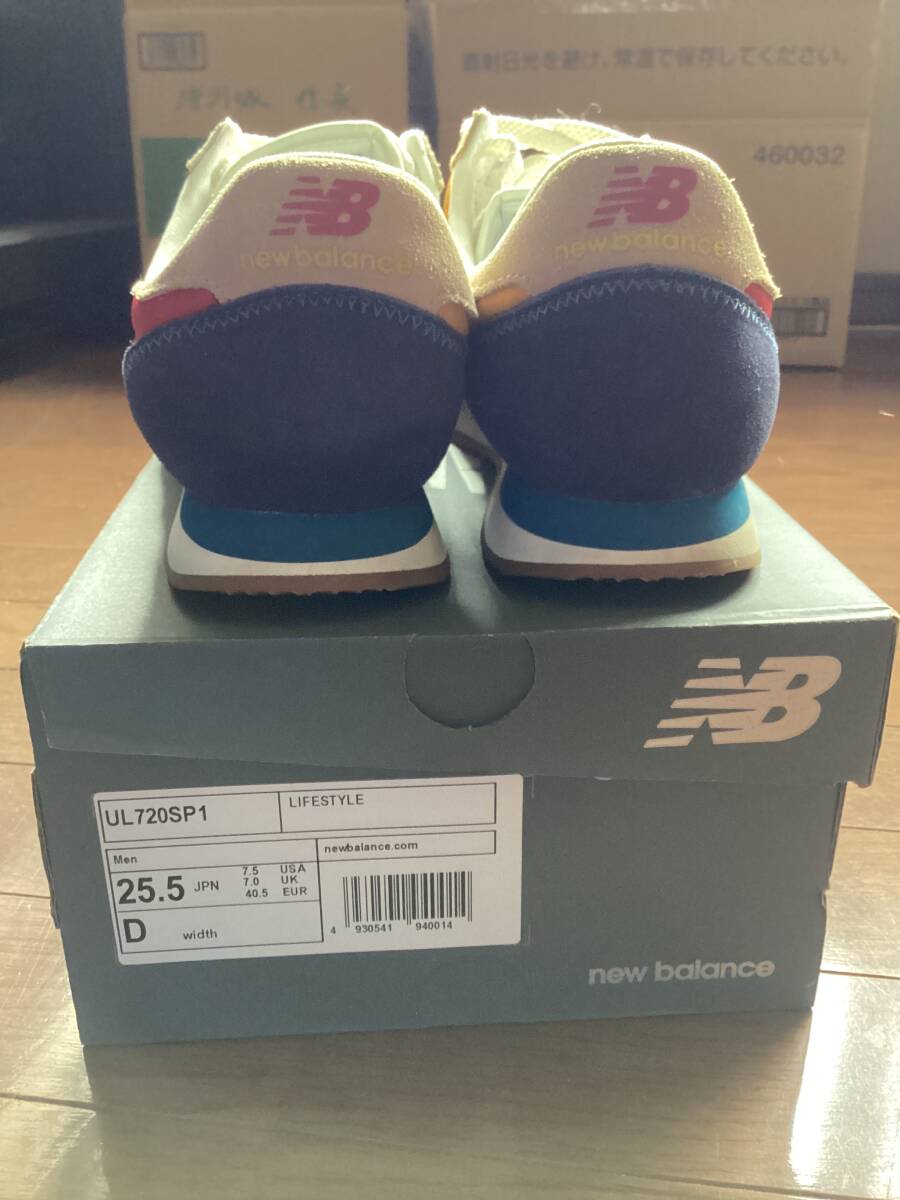 NEW BALANCE ニューバランス 720 ローカット スニーカー メンズ US7.5 D 25.5cm マルチカラー ネイビーレッド イエロー UL720SP1_画像5