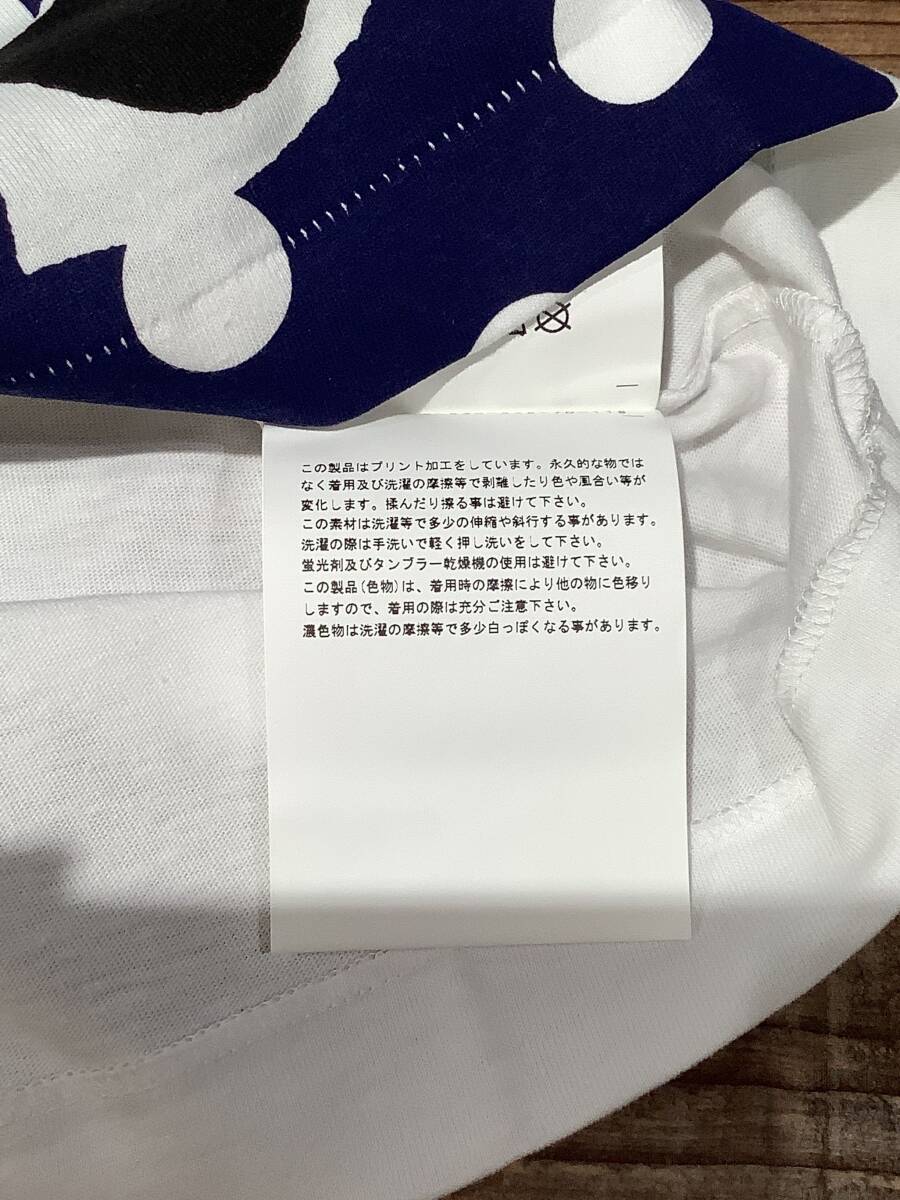COMME des GARCONS PLAY　白Tシャツ　メンズSサイズ　AZ-T236　