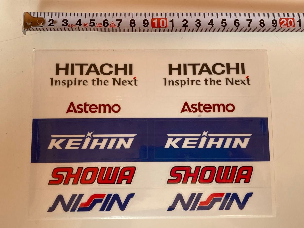 全日本ロードレース選手権 astemo hondaのステッカーシート