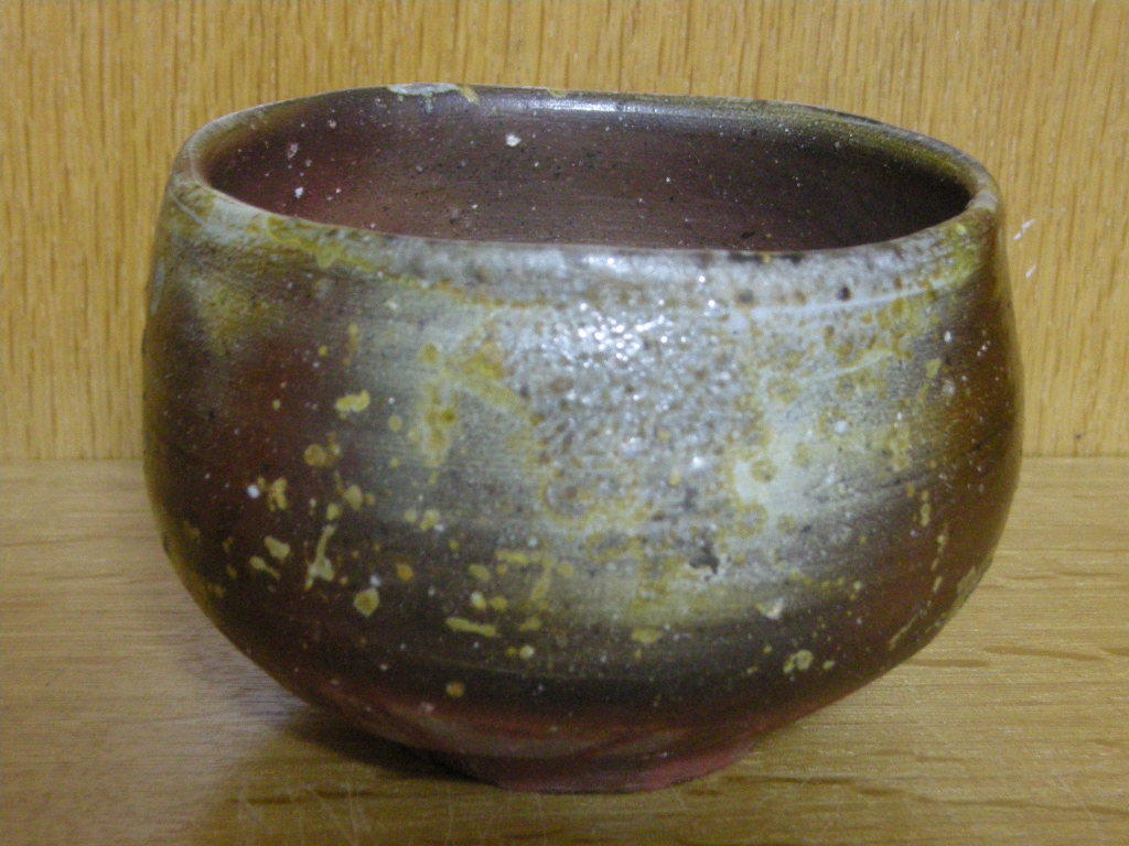 Kinashige Taiyo Bizen Tea Bowl Teamosai коробка