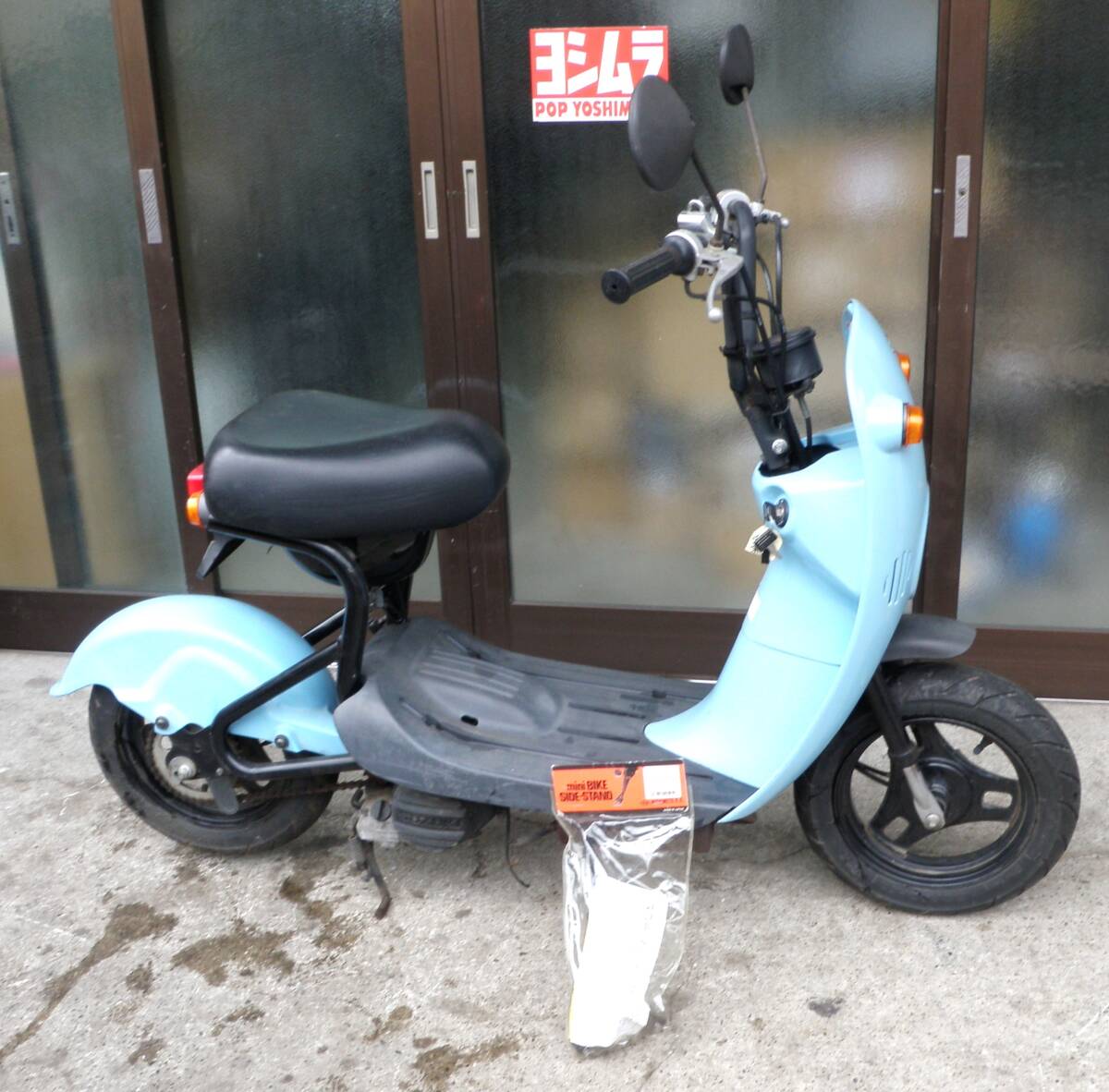  Choinori 1609KM base car both helmet holder nisi Moto side stand NK-521 new goods sale certificate attaching animation have taking over only Suginami district 