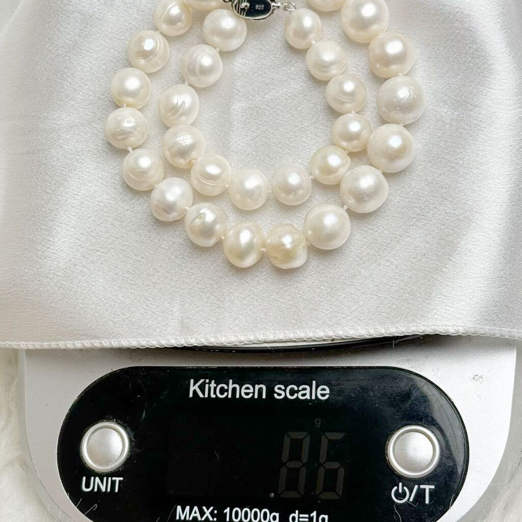 綺麗！南洋パール14mm 42cm ネックレス necklace jewelry 真珠 パールの画像5