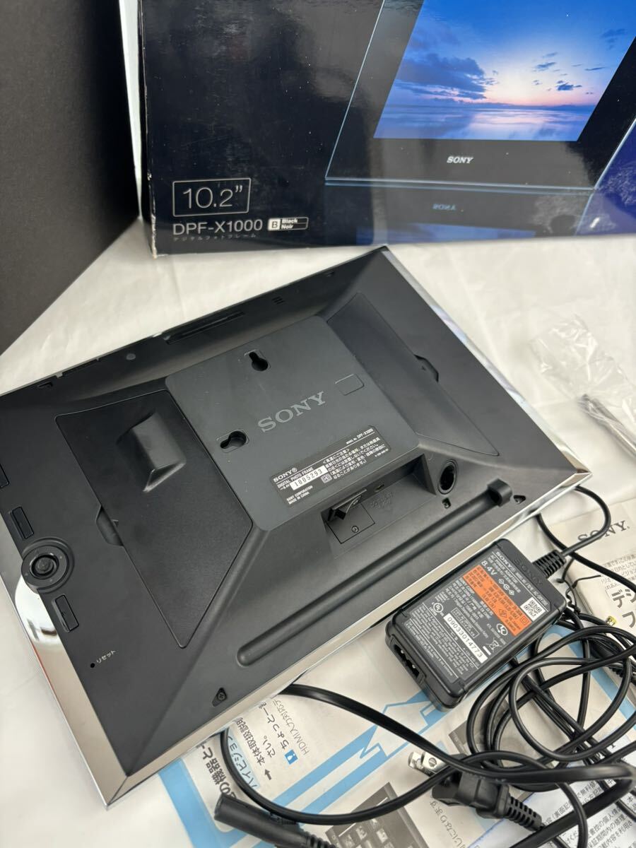 SONY デジタルフォトフレーム DPF-X1000 ソニー ブラック 動作確認済みの画像3