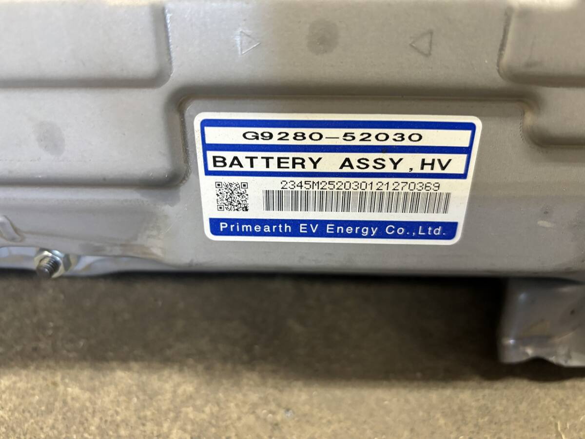 ** aqua NHP10 HV battery hybrid battery G9280-52030 approximately 15 ten thousand km operation verification settled payment on delivery direct pickup welcome gome private person un- possible **